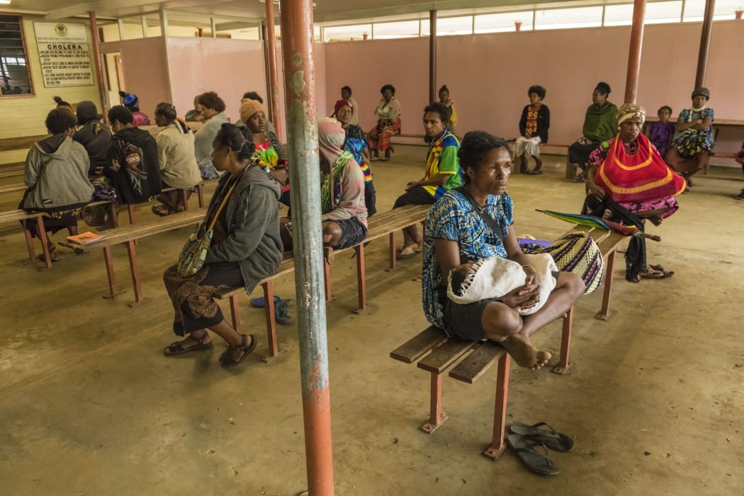 A waiting room at Mount Hagen Hospital in the Western Highlands Province of Papua New Guinea. The country's health system is poorly resourced. (File photo 2019).