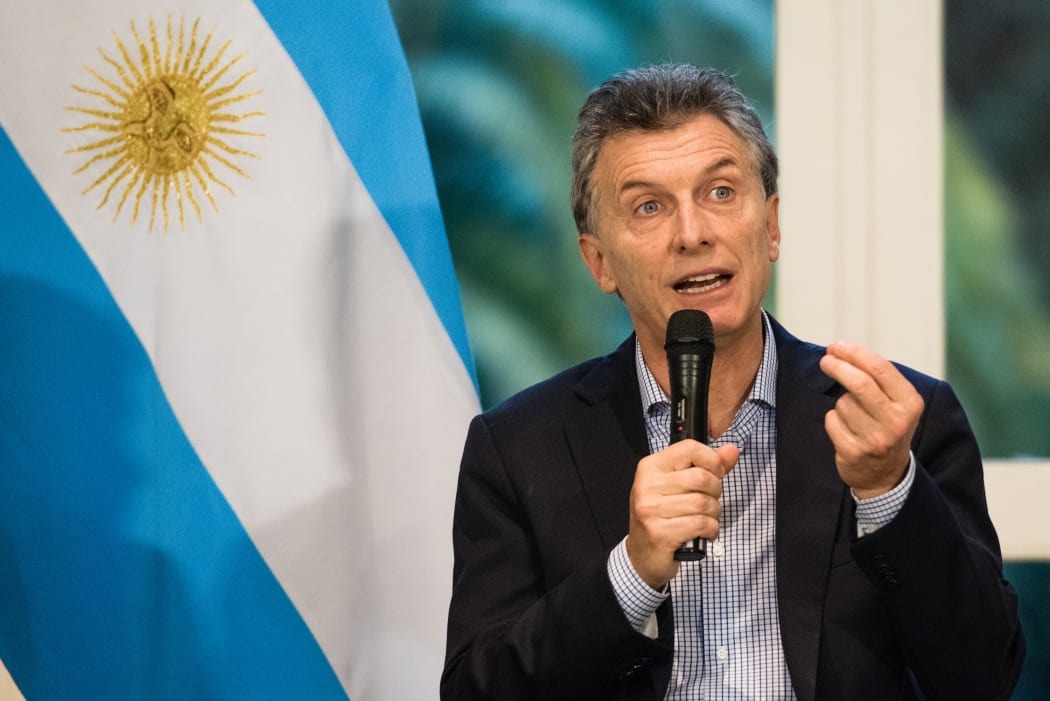 President of Argentina Mauricio Macri