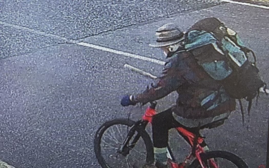 Roy Arbon pictured riding from Runanga to the Mt Davy area on 23 July 2025.