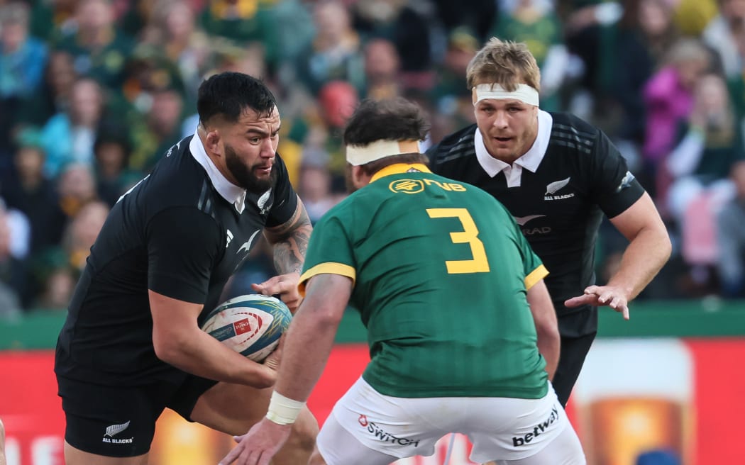 Tyrel Lomax of the All Blacks.