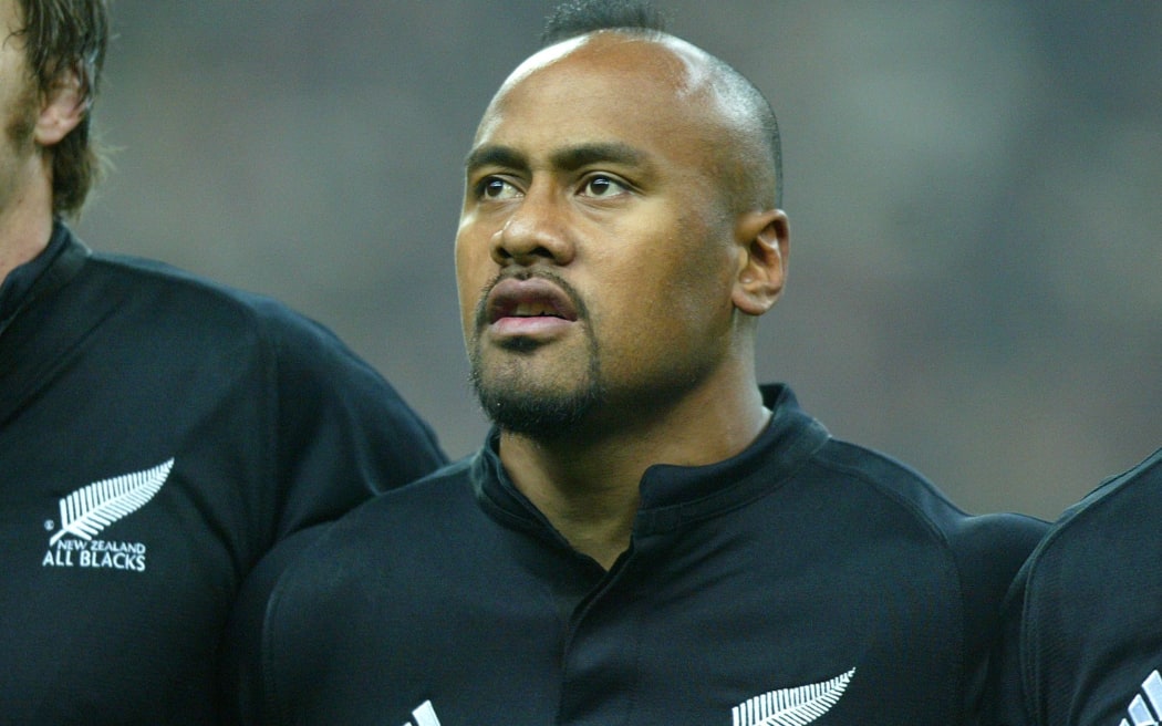 Jonah Lomu in his All Blacks days