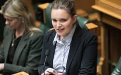 Education and Workforce Committee Chair Katie Nimon (Napier/National) speaks during Tuesday’s urgent debate into allegations of senior Immigration officials withholding information from the Minister and from the Education and Workforce Committee.