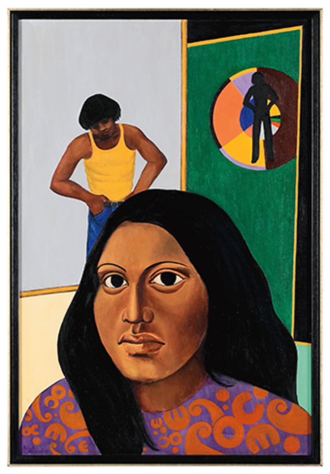 Robyn Kahukiwa, Ko Wai Au? (Who Am I?), 1979, oil on canvas. Te Papa (1997-0020-1)