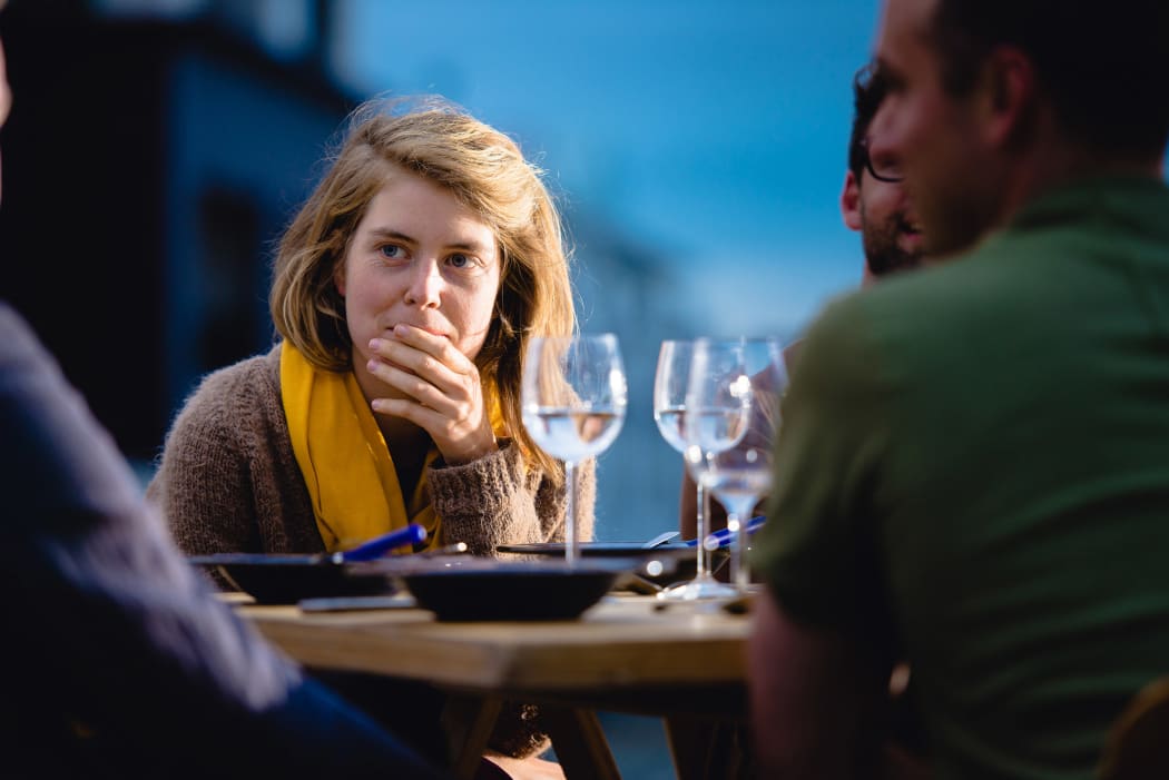 Zoe Crook at a Written By dinner.