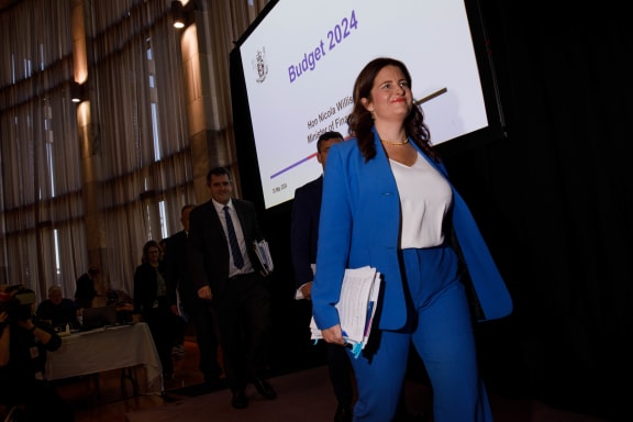Nicola Willis at Budget 2024