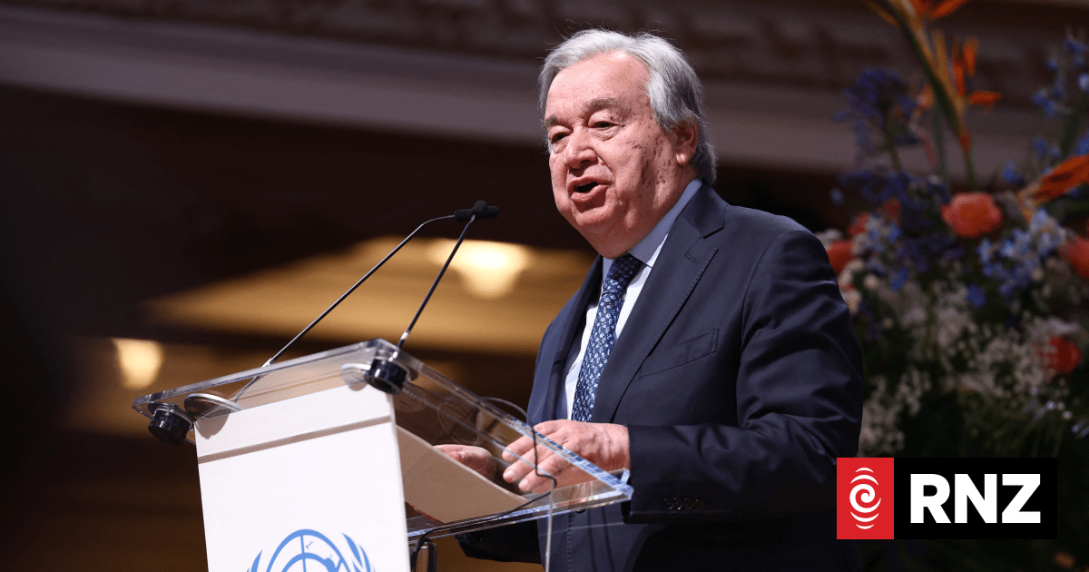 Secretary-General Antonio Guterres warns UN risks 'imminent financial collapse'
