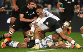 Fiji often outplayed the All Blacks at the breakdown.