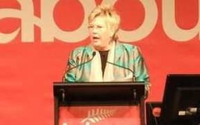 Labour Party president Moira Coatesworth.