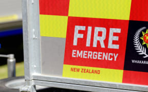 A close-up of the Fire and Emergency NZ logo.