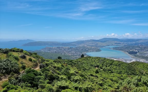 The popular Rangituhi / Colonial Knob walkway runs through bush and along farmland, and from the top walkers can see sweeping views of Porirua, Tawa, and up to Kāpiti Island.