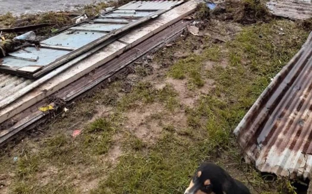 Flooding from Cyclone Tino in Ha'apai