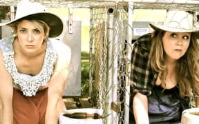 Comedy duo, The Bitches' Box are renowned ​for their sellout woolshed tours, travelling to the nooks and crannies of rural New Zealand.