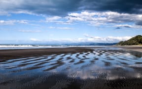 Waiotahe beach in Ōpōtiki, Eastern Bay of Plenty.
