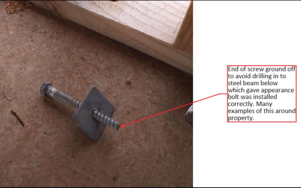 Some of the evidence supplied to the Building Practitioner's Board.