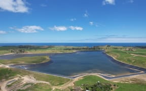 Te Waihekeora Reservoir, south of Dargaville, will hold 3.3-million cubic metres of water once full.