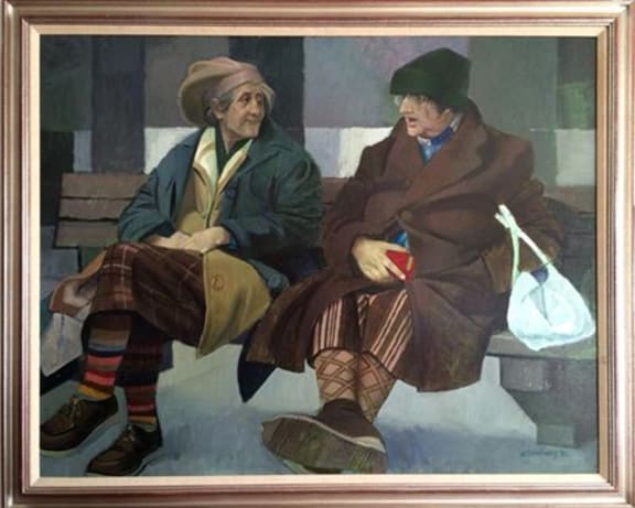 Two Auld Wifies by Ron Stenberg.