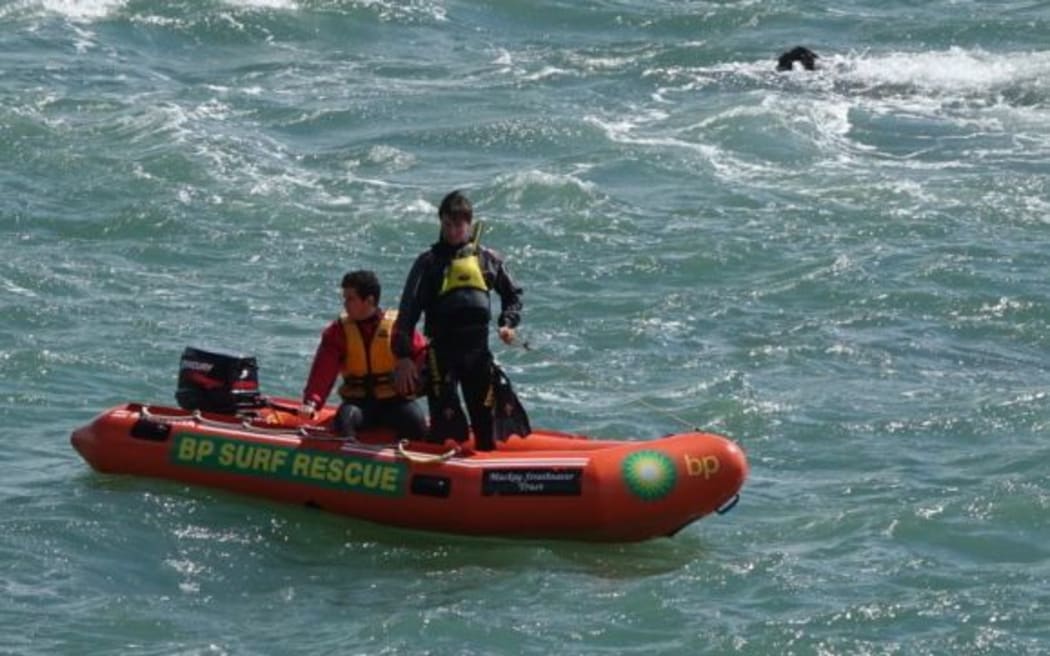 Surf Life Savers searched near Shelly Beach for a second day.