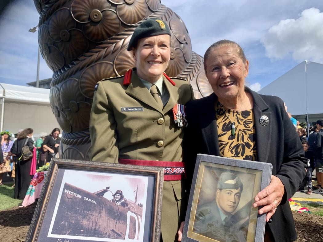 Sandy Harrop and daughter Colonel Esther Harrop