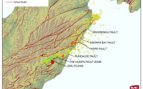 Kaikoura earthquake faults.