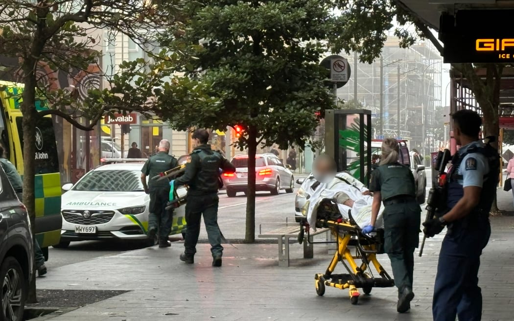 Armed police incident in Auckland CBD