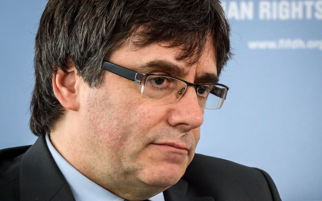 Catalonia's deposed leader Carles Puigdemont.