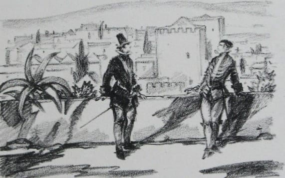 Hugo Steiner-Prag illustration from 'Don Juan' by Nikolaus Lenau