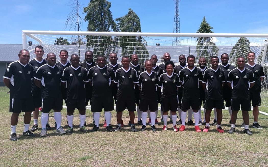 Commins Menapi took part in the the OFC Senior B Licence coaching course in Solomon Islands last month.