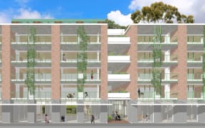 Space Craft's award-winning mid-rise apartment complex design.