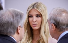 Ivanka Trump, the daughter and advisor of the American president Donald Trump, at the Women's Entrepreneur Finance Initiative launch event held in conjunction with the G20 summit in Hamburg, Germany, 8 July 2017