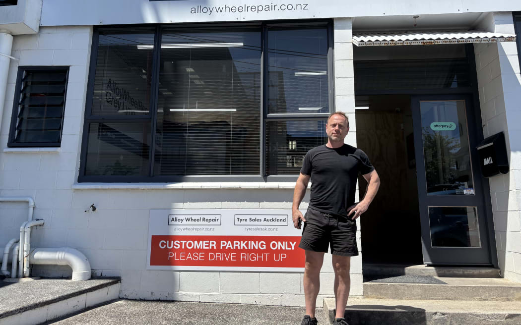 Owner of Alloy Wheel Repair Ashley Ghillam can’t count how much money the business has lost as a result of the roadworks.