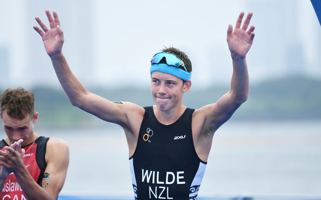 New Zealand triathlete Hayden Wilde.