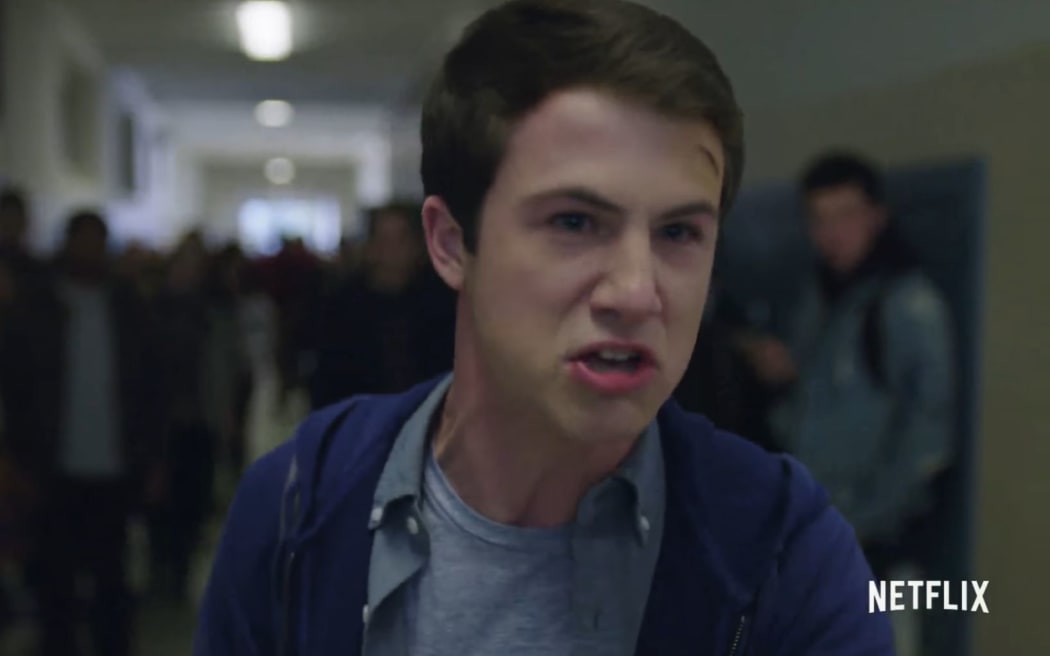 One of the protagonists from the show 13 Reasons Why, Clay, who receives Hannah's tapes.