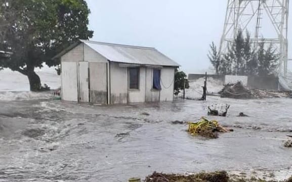 Flooding from Cyclone Tino in Ha'apai