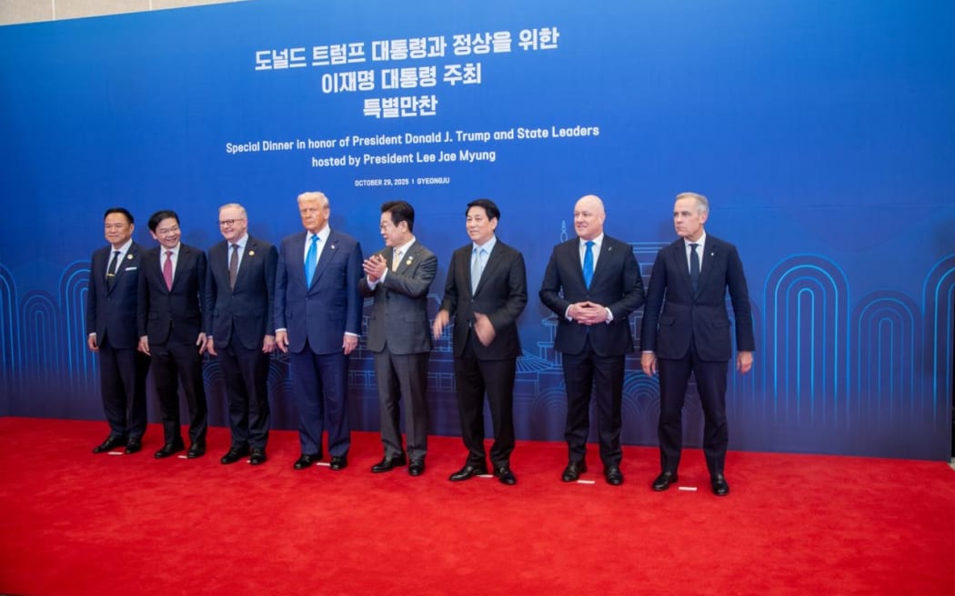 The Prime Minister has met with US President Donald Trump, ahead of a leaders meeting at APEC hosted by the South Korean President.