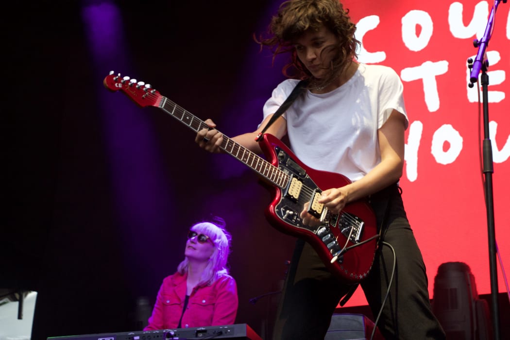 Courtney Barnett performing at Laneway 2019