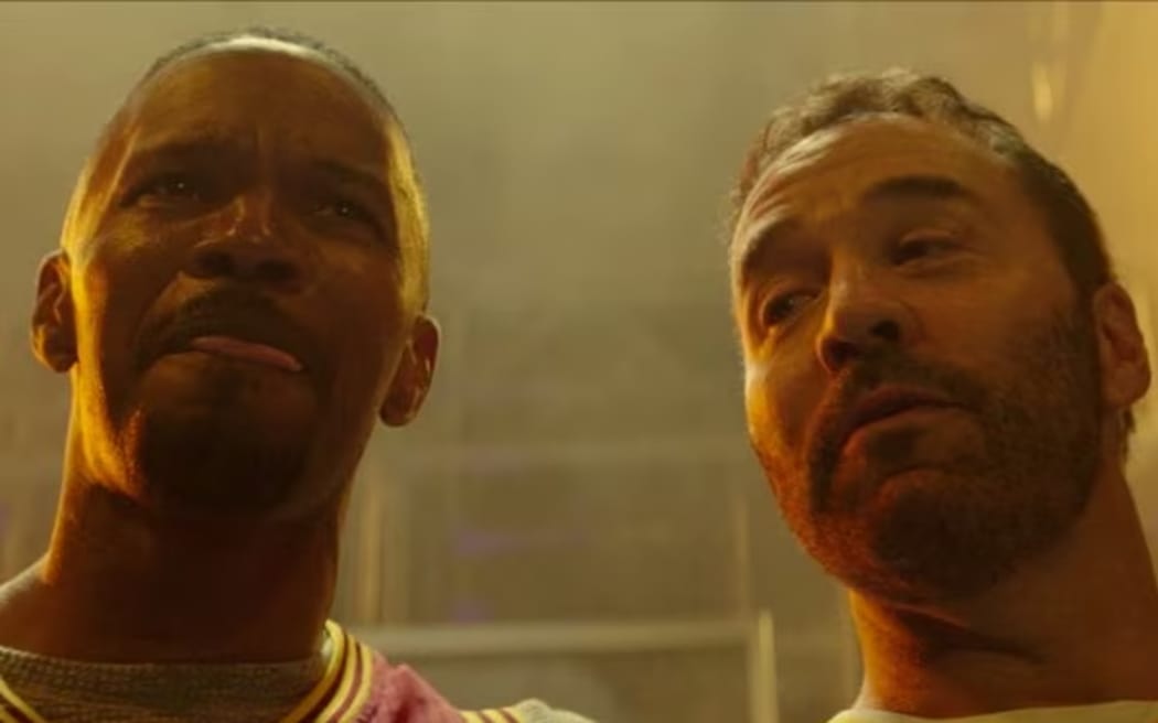 Jamie Foxx and Jeremy Piven star in the unreleased film All Star Weekend.