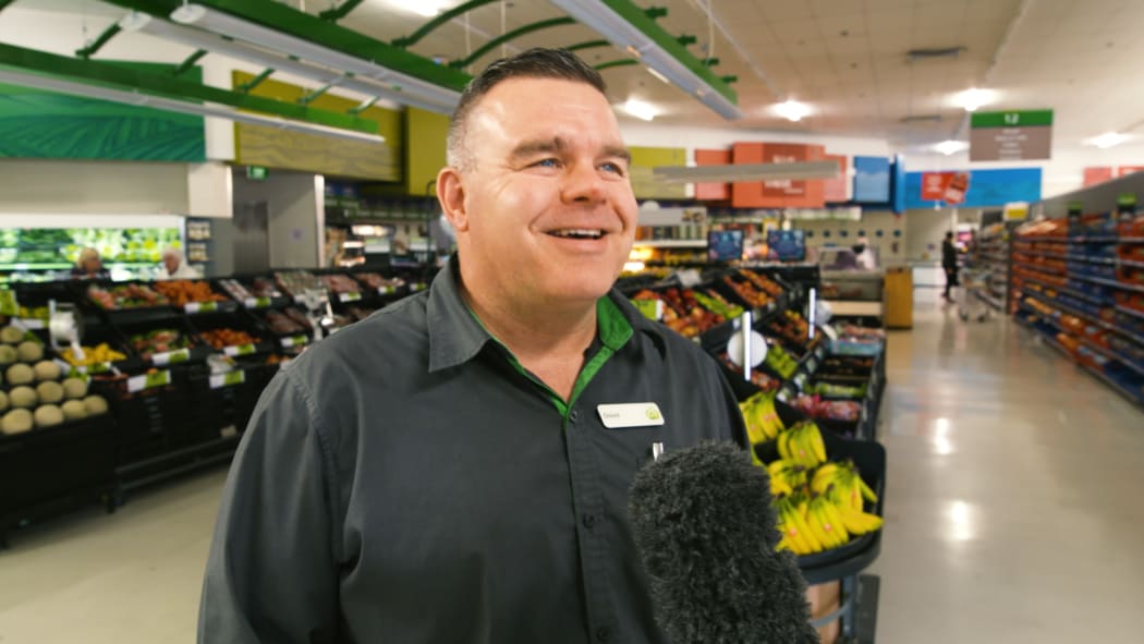 Countdown Three Kings Store Manager David Collo.