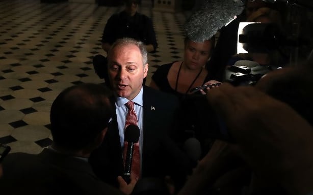 House Majority Whip. Steve Scalise speaks to the media in Washington, DC (file photo).