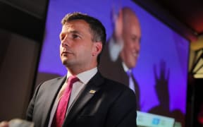 ACT leader David Seymour on election night.