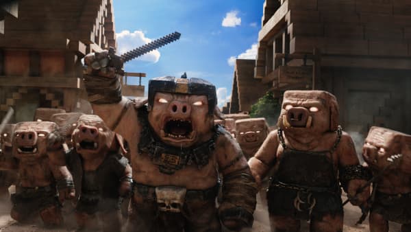 The hostile piglins of The Nether.