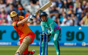 Sophie Devine of Birmingham Phoenix playing in The Hundred.