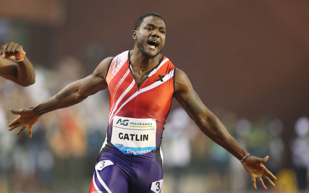 American sprinter Justin Gatlin.