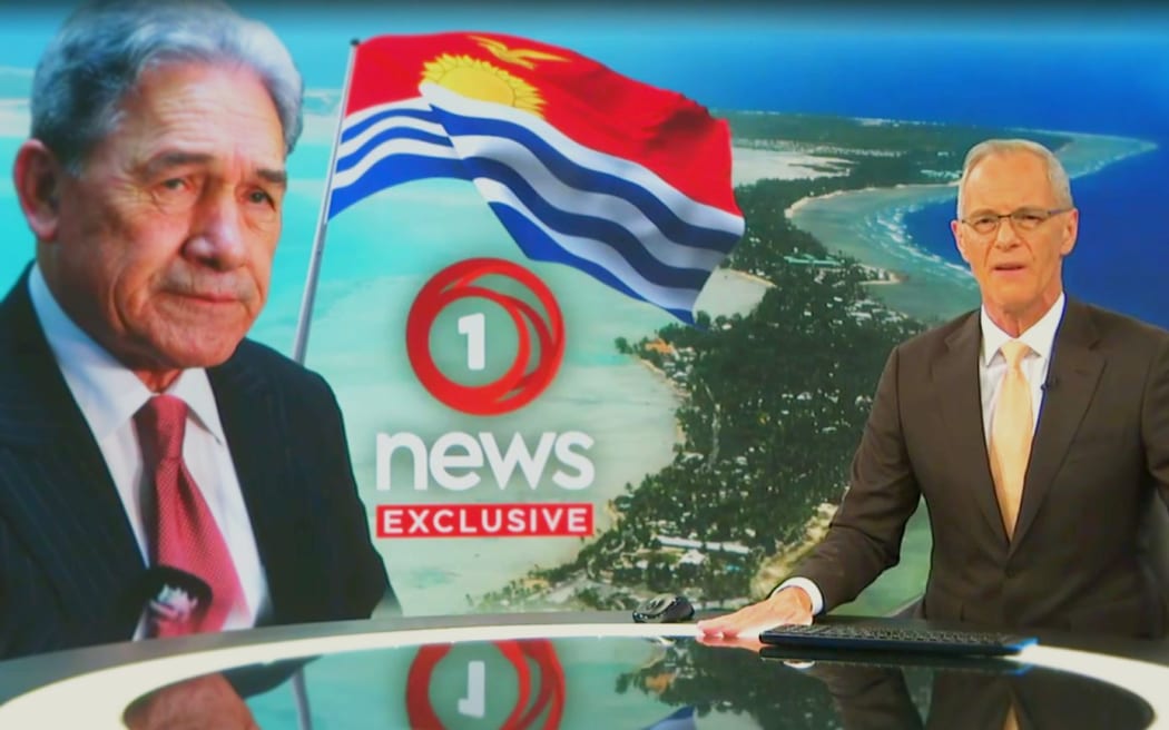 TVNZ's 1News reporting the diplomatic differences with Kiribati last week.