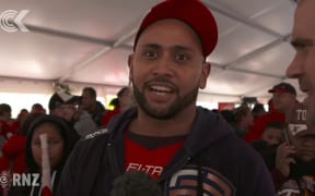 Sea of red as Tonga fans gather in support of league team