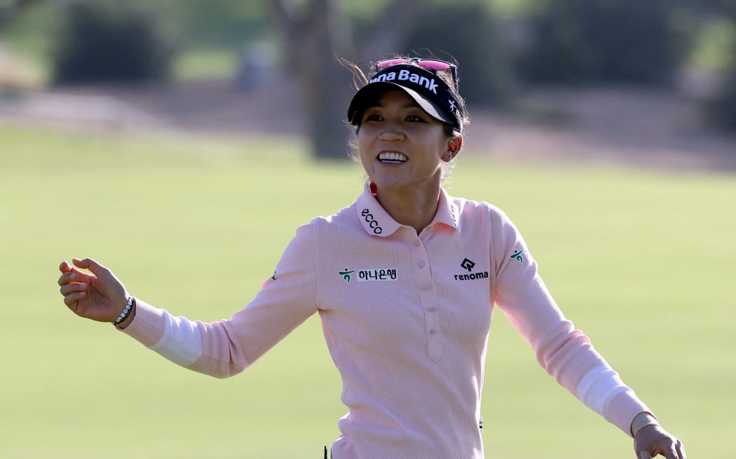Lydia Ko  during the final round of the Palos Verdes Championship Presented by Bank of America at Palos Verdes Golf Club on May 01, 2022 in California.