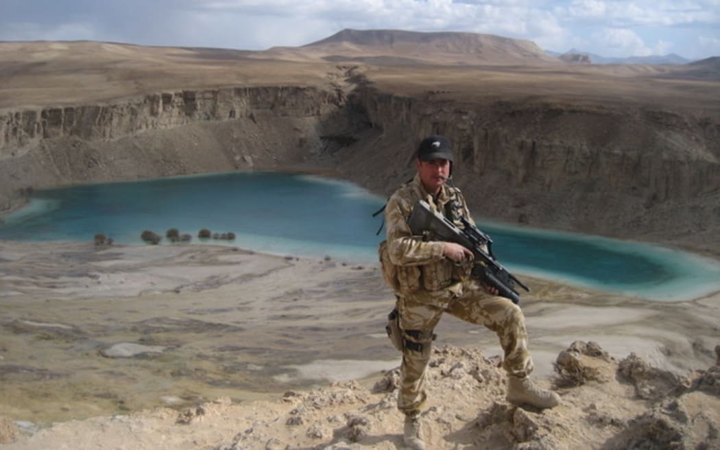 Mark Brewer on deployment in Afghanistan
