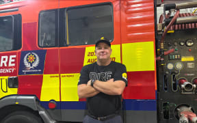 Professional Firefighters Union Auckland local representative and station officer Toby Morris.