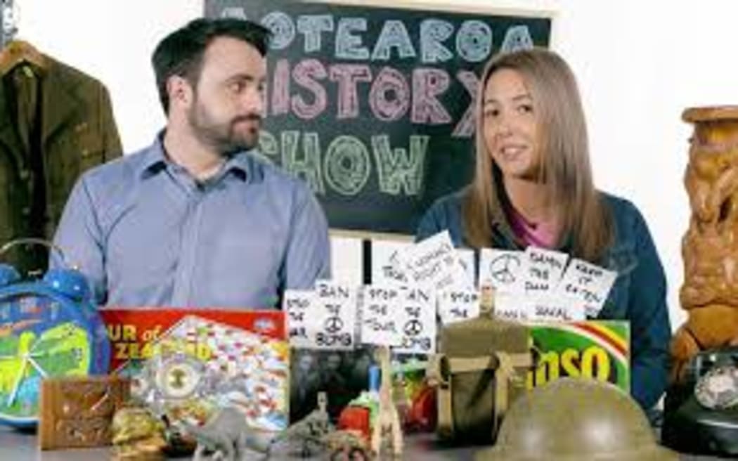 William Ray and Leigh-Marama McLachlan host the Aotearoa History Show