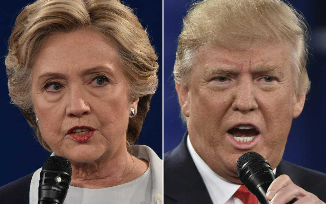 Hillary Clinton and Donald Trump.