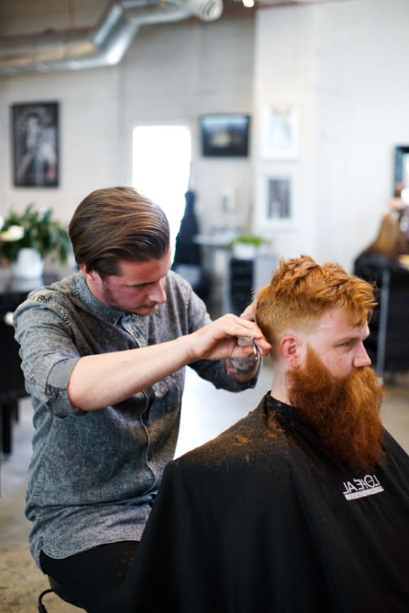 Senior stylist Daniel James Cooke